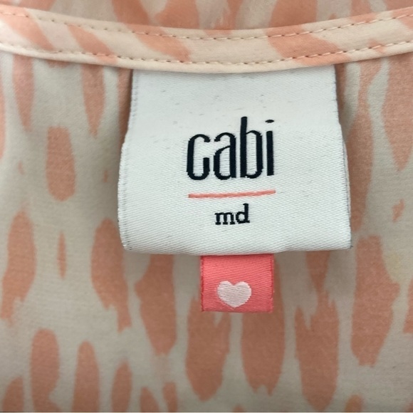 Cabi Ruffle Collar Multicolored Button Down Blouse - Picture 4 of 6